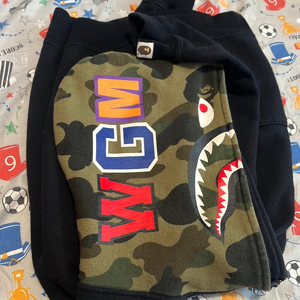 Vintage Bape kids zip up hoodie